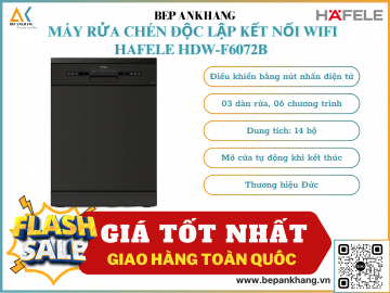 Máy rửa chén độc lập kết nối Wifi Hafele HDW-F6072B 
